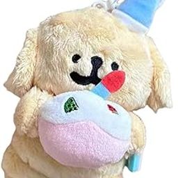 Plush Doll Pendant Charm Stuffed Dog For Men Women Boys Girls New Year Gifts Hold Cake Type | Mens Accessories | Key Chains Rings & Cases-image-29