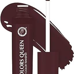Colors Queen Zero Color Transfer Liquid Lipstick | Highly Pigmented, Long Lasting Liquid Lipstick Waterproof | Smooth One Swipe Application, Lightweight Matte Lipstick for Women (Deep Maroon, 8g)-image-50