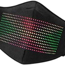 LOOM TREE LED Luminous Face Mask USB Rechargeable Party Face Cover APP Control-44
