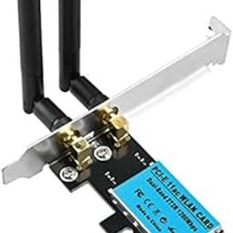 Microware WiFi Card Wireless Network Card AC1200Mbps PCIe Dual Band 5G/2.4G Wireless WiFi Adapter Network Card for Windows 10/Windows 8/Windows 7-3
