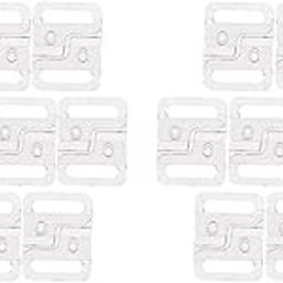 FABLOFT® 20 Pairs Clear Bikini Bra Clips Hook for Swimwear Bikini Accessories-17