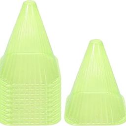 bnf® 10 Pieces Garden Cloches for Plants Gardening Tools Reusable Plant Protectors 23cmx19cm Yellow Transparent | Greenhouses & Cold Frames | Garden Structures & Shade | Yard, Garden & Outdoor Living-9