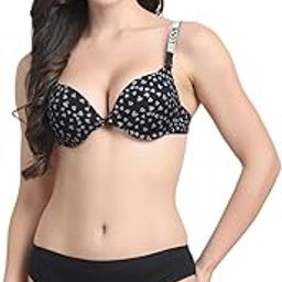 PrettyCat Shine Strap Sexy Front Open Underwire Pushup Bra Panty Set-image-5