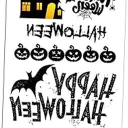 LOOM TREE Temporary Paperback Art Stickers Horror Scary Fake Paperback for Kids Adults Style B | Temporary Tattoos-image-40