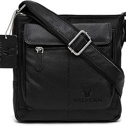 Genuine Leather Sling Bag for Men | Durable, Portable & Stylish | Zipper Closure | Front Zip Pocket | 1-Year Warranty-image-90
