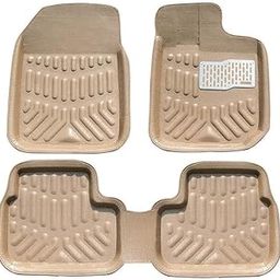 Auto Addict Car 3D Mat Beige (Set of 3 Pcs) for Tata Nano-image-3