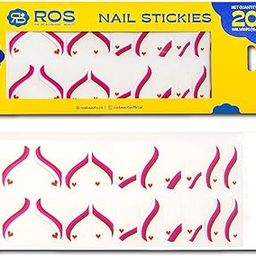 ROS Beauty Nail Stickies | 20 Count | Easy-to-Apply Vibrant Nail Art Stickers | Long-Lasting, Lightweight, & Mess-Free | Effortless DIY Manicure | Stupid Cupid-image-61