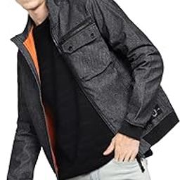 Men's Polyester Short A-Line Coat-image-47