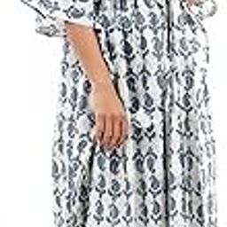 Shri Ganesh Impex-Maxi Kaftan for Women,Loungewear Kaftan | Hand Block Printed Women Nighty | Free Size,Jaipur Export Quality 100% Pure Cotton (26 HOT Catalog) at Wholesale Rate.-4