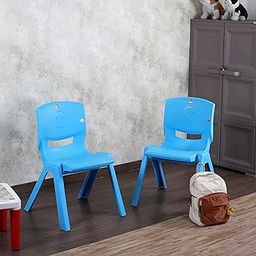 CELLO Bolt Baby Comfortable Kids Chair, Blue | Dust Free |100% Polypropylene Stackable Chairs | Strong and Durable | Backrest Chair for Study/Dining Room/Bedroom/Kids Room/Living Room/Indoor-Outdoor-picture-18