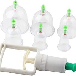 TOKEZO Apparatus Therapy 6pcs Pull Out Vacuum Cup Kit Body Suction Pumps Relax Massager Cups Curve suction pumps Kit-image-46