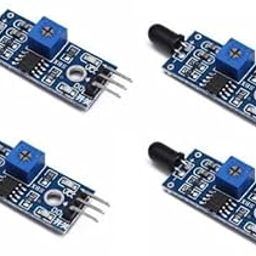 SP Electron Flame Sensor Infrared Receiver Module Ignition Source Detection Module for Electronic DIY Hobby Kit (Pack Of 04)-image-94