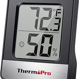 Store2508 ThermoPro TP49 Digital Hygrometer Indoor Thermometer Humidity Meter Room Thermometer with Temperature and Humidity Monitor Mini Hygrometer Thermometer-18