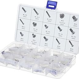 300Pcs Laptop Notebook Computer Replacement Screws Kit for Lenovo, Toshiba, Gateway, Samsung, HP, IBM, Dell, Sony, Acer, Asus, SSD Hard Disk SATA-22