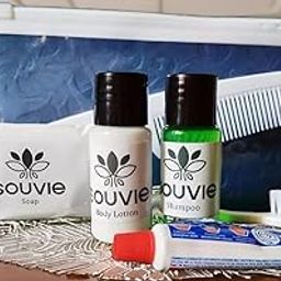 Hotel fresh up toiletries kit (Pack of 10), Guest house kit, Guest Room Amenities, Marriage guest toiletry kit, Hotel Accessories, Hospital kit Travel Pack Zip pouch (For 10 persons).-image-1