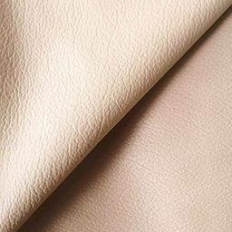 CLICKNPICK Fabrics Upholstery Rexine Fabric/Artificial Leather Sheet for Crafts/Sofas/Chairs/Auto Seat Covers (Cream)-image-2