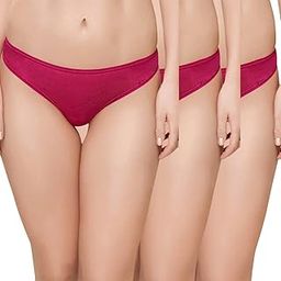 Women's Soft Organic Cotton Bamboo Thong Panty | 4X Stretchable | Anti Odour Anti fungal | Solid Color ISP054--image-24