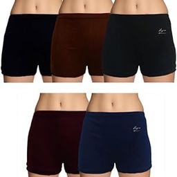 Women Bloomer Panties| Cotton Panties(Pack of 5)-image-17