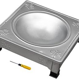 THE STYLE SUTRA Fire Pit Brazier Wood Burning Fire Pit Sturdy Compact for Yard Camping Backyard square|Outdoor Cooking & Eating |1 Fire Pit Brazier with Screwdriver-image-82