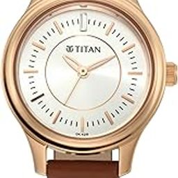 Quartz Analog Silver Dial Leather Strap Watch for Women-2638WL01-picture-30
