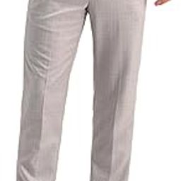 Mens Brown Checkered Mid Rise Polyester Hook and Eye Regular Flat Front Slant Pocket Trousers-image-61