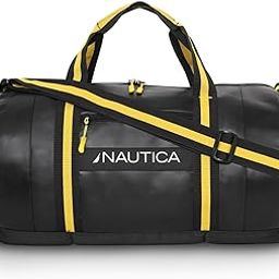 Duffle Bag for Travel | Stylish Leatherette Luggage | Compact and Comfortable for Travelling |Hand Duffel Bag |Suitable for Men and Women, Yellow-image-63