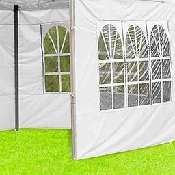 SAZ DEKOR® 1x Gazebos Tent 3x2M Camping Outdoor Canopy Mesh Side Wall Party White|Home Items for Living Room, Home & Garden, Home Product, Flower Planters for Home-office-Lawns|-image-57