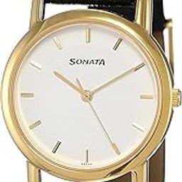 Analog White Dial Men's Watch -NJ7987YL02W-53