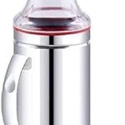 Stainless Steel Oil Dispenser with Nozzle 1 Litre (1000 ml) (Model No.01/01 piece)-16