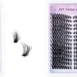 MAYCREATE® 252PCS Wispy Lash Clusters Natural Eyelash Extensions 60D 8-16mm Mix Thin Invisible Individual DIY Extension at Home-image-3