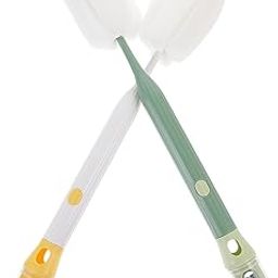 ORFOFE 2pcs Multi-Functional Handle Cup Cleaning Brush Soft Bristle Sponge Bottle Scrubber for Deep Cleaning Water Bottles and Mugs-image-22