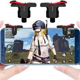LIMESHOT New Red Black Best Pubg Trigger Fire And Aim Button Game Shooter, Smartphone Sensitive Shoot With. Pubg Finger Sleeve Anti-Sweatproof Sensitive Game Controller Pubg For All Android.-11
