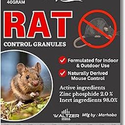 Elysian Mouse Control Rats Control Granules for Home Kitchen Indore Outdoor Offices Combo 40 Gm (40 Gm, 2 Pieces)-image-1