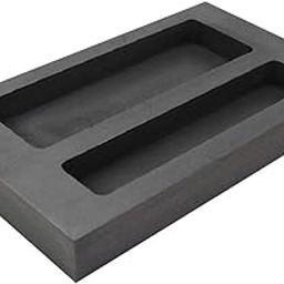 Ubervia Black Graphite Furnace Casting Foundry Crucible Melting Tool 2 Slots-image-93