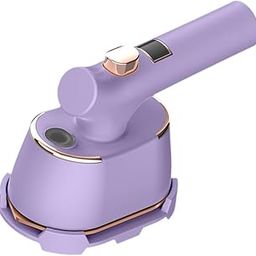 HEAVENGLOW Travel Steamer Iron Dry and Wet Small Handheld Steamer for Dress Home Travel Purple-image-3