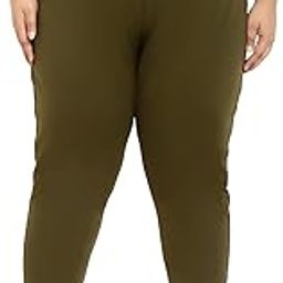 Plus Size Warm Fleece Leggings for Women | High-Waist | Narrow Fit | Brushed Fabric | Women Winter Wear - XL to 9XL-image-41