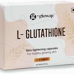 HK Glowup L- Glutathione Skin Lightening Capsules 600Mg (30 Capsules) For Healthy Glowing Skin & Hair Growth - Immune, Antioxidant Support, Radiant & Youthful Skin For Women & Men Nutraceutica-17