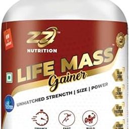 ZZ Nutrition Life Mass Gainer, Protein Supplement for Muscle Building-image-43