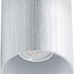 EGLO 93159 Bantry 2 LED Ceiling Spot Light – Brushed Aluminium Surface-Mount, GU10 LED Included for Kitchen, Hallway, Living Room-25