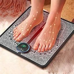 visarg fashion Foot Massager - Wireless EMS Massage Machine. Rechargeable, portable, and foldable design. 8 modes, 19 intensity levels for ultimate pain relief-image-38