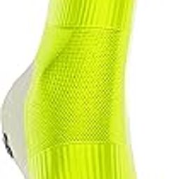 High-Performance Anti-Slip Gripper Socks – Crew length, moisture-wicking, cushioned support, breathable fabric, and durable design for athletes, gym, running, cricket Large size (UK sizing 8-13)-image-62