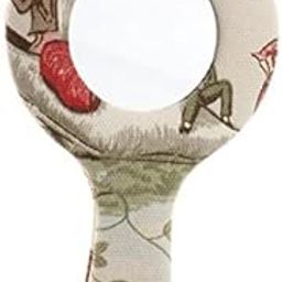 UJEAVETTE® 8xVintage Style Round Handheld Travel Makeup Mirror Compact Vanity Mirror Pattern 7-picture-8
