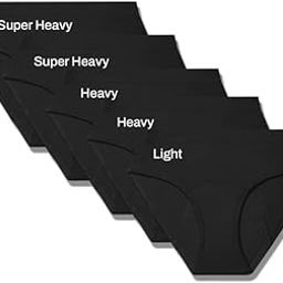 Everyday Hero Cotton Period Underwear |Mid Waist, Light+Medium+2Heavy+Super Heavy Flow|Pack of 5|Protective 2 yrs reusable leak proof period panties for women with Bonded Technology, 12Hr Use-image-27