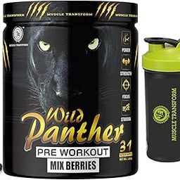 LD PANTHER PROFFESIONAL PRE-WORKOUT FORMULA to Boost Your Energy & Performance, Intense, focused energy and improved energy for male and female[31 SERVINGS,200gms] TH FREE SHAKER(MIX BERRIES)-87
