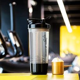 Simplyhut Shaker Bottle- Smooth Protein Shakes Blender Gym Bottle BPA & Leak Proof Shak Glass Mug With Stainless Steel Blender Ball for Men And Women-image-94