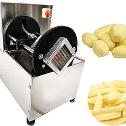 SWADESI KRAFTS Stainless Steel Electric French Fries Cutter Machine with 0.5hp Motor Capacity 200-250kg/Hr (Cutting Blade -7mm or 10mm) A4-image-5