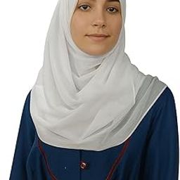 BINT Women's Georgette Stole Slef Design | Lightweight Breathable Modest Scarf | Stylish & Comfortable Ready-to-Wear Hijab for Daily Use, Namaz, Prayer, Casual Outings & Islamic Occasions-image-19