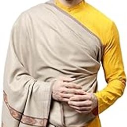 Men's Kullu Design Wool Blend Lohi/Shawl [120 CM X 240 CM]-picture-2