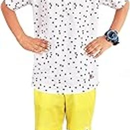 100% Cotton Half Kurta And Solid Shorts 46-image-89