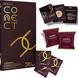Nooky Connect Romance Kit – Condoms | Mood-Lifting Chocolates & Fun Scratch Cards| Chocolate For Uplifting Mood | Best Gift Set For Men & Women | Vegan & Gluten-free Delight (7 items in 1 Pack)-14